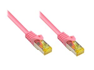 Alcasa 1.5m Cat7 RJ-45 Netzwerkkabel Magenta 1,5 m S/FTP (S-STP)