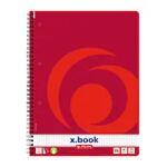 Herlitz 10834117 Notizbuch A4 80 Blätter Rot