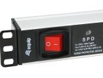 Equip 333309 Verlängerungskabel 1,8 m 7 AC-Ausgänge Drinnen Schwarz, Weiß