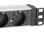 Equip 333309 Verlängerungskabel 1,8 m 7 AC-Ausgänge Drinnen Schwarz, Weiß
