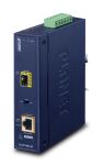 PLANET Industrial PoE Gigabit Media Converter, SFP...