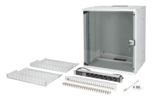 Digitus Netzwerk-Set SOHO Pro, 483 mm (19") - 12HE, 540 x 400 mm (B x T)