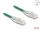 DeLOCK RJ45 Netzwerkkabel Cat.6A Stecker zu Stecker mit gebogener Rastnase U/FTP Slim 3 m grün