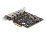 DELOCK PCI Express x4 Karte > 1x USB Type-C +4x Typ-A 10Gbps