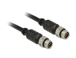 DELOCK M8 Sensor-Aktorverlängerungskabel 6 Pin Stecker