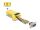 DELOCK Adapter D-Sub9 -> RJ45 Bu/Bu Montagesatz gelb