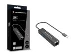 Conceptronic ABBY13B Gigabit Ethernet USB 3.2 Gen 1 Adapter mit USB-Hub, GbE, USB-A x 2, USB-C x 2