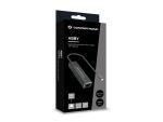 Conceptronic ABBY13B Gigabit Ethernet USB 3.2 Gen 1 Adapter mit USB-Hub, GbE, USB-A x 2, USB-C x 2