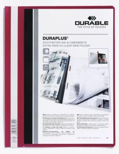 Durable DURAPLUS Präsentations-Mappe Rot