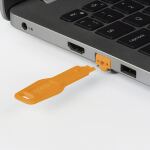 Lindy 47898 Schnittstellenblockierung RJ-45 Orange Acrylnitril-Butadien-Styrol (ABS) 20 Stück(e)