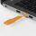 Lindy 47898 Schnittstellenblockierung RJ-45 Orange Acrylnitril-Butadien-Styrol (ABS) 20 Stück(e)