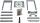Inter-Tech 4U-4416L Rack Schwarz, Silber