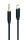 2GO 797219 Audio-Kabel 1 m 3.5mm USB Typ-C Schwarz