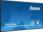 iiyama LH5065UHSB-B1AG Signage-Display Digital Signage Flachbildschirm 125,7 cm (49.5") LCD WLAN 800 cd/m² 4K Ultra HD Schwarz Eingebauter Prozessor Android 11 24/7