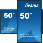 iiyama LH5065UHSB-B1AG Signage-Display Digital Signage Flachbildschirm 125,7 cm (49.5") LCD WLAN 800 cd/m² 4K Ultra HD Schwarz Eingebauter Prozessor Android 11 24/7
