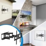 Manhattan 462150 TV-Halterung 2,18 m (86") Schwarz