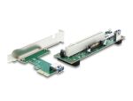 DeLOCK Riser Karte PCI Express x1 zu 1 x PCI 32 Bit Slot mit 60 cm Kabel
