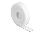DELOCK Klettband auf Rolle L 3 m x B 20 mm weiß