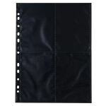 HERMA Fotophan Fotosichthüllen 10x15 cm hoch schwarz 10 Hüllen