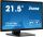 iiyama ProLite T2238MSC-B1 Computerbildschirm 54,6 cm (21.5") 1920 x 1080 Pixel Full HD LED Touchscreen Schwarz
