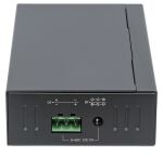 Manhattan 7-Port USB 3.0 Hub für Industrieanwendungen, Sieben USB 3.0 Typ A-Ports, 20 kV ESD-Schutz, Stromversorgung per Blockklemmen, Netzteil oder USB, DIN-Hutschiene, USB-Kabel mit Schrauben fixierbar