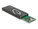 DELOCK Externes Gehäuse M.2 SATA SSD mit USB Type-C Buchse