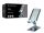 Conceptronic THANA08G Faltbarer und drehbarer Handyhalter, 360° drehbare Basis, höhenverstellbar