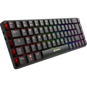 Sharkoon PureWriter W65 Tastatur Gaming RF Wireless QWERTZ Deutsch Schwarz