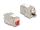 DeLOCK Keystone Modul RJ45 Buchse zu LSA Cat.6A werkzeugfrei mit roter Staubschutzkappe