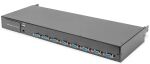 DIGITUS KVM-Switch 8Port 1HE modularisierte KVM-Konsole