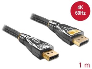DELOCK Displayport Kabel DP -> DP St/St 1.00m 4K Premium