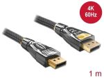 DELOCK Displayport Kabel DP -> DP St/St 1.00m 4K Premium