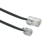 Schwaiger 6.0m RJ-11 - RJ-45 6 m Schwarz