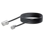 Schwaiger 6.0m RJ-11 - RJ-45 6 m Schwarz