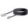 Schwaiger 6.0m RJ-11 - RJ-45 6 m Schwarz