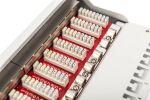 Digitus CAT 6A Patch Panel, geschirmt, 12-Port, 1HE, 10", grau