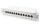 Digitus CAT 6A Patch Panel, geschirmt, 12-Port, 1HE, 10", grau