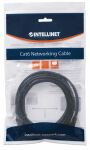 Intellinet Netzwerkkabel, Cat6, U/UTP, CCA, Cat6-kompatibel, RJ45-Stecker/RJ45-Stecker, 2,0 m, schwarz