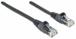 Intellinet Netzwerkkabel, Cat6, U/UTP, CCA, Cat6-kompatibel, RJ45-Stecker/RJ45-Stecker, 2,0 m, schwarz