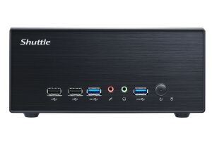 Shuttle XPС slim XPC slim Barebone XH610G2 - S1700, Intel H610, 1xDP, 2xHDMI, 2 PCIe Slots (1x 16X & 1x X1), 2x Intel LAN (1G + 2.5G), 8x USB, 1x 2.5", 3x M.2, 24/7 Dauerbetrieb