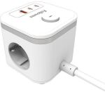 Fellowes Power Cube 3xSteckdose,1xUSB-A,2xUSB-C,Schalter wei