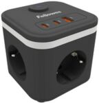 Fellowes Power Cube 3xSteckdose,1xUSB-A,2xUSB-C,Schalter wei