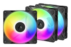 ARCTIC Freezer P14 Pro Reverse A-RGB - 3 Pack - 140 mm A-RGB PWM-Lüfter mit Kabelsplitter