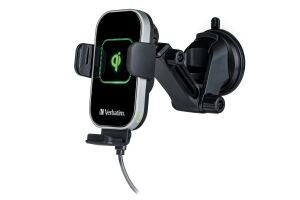 Verbatim FWC-03 Pro Qi Fast Wireless Autoladegerät retail Schwarz
