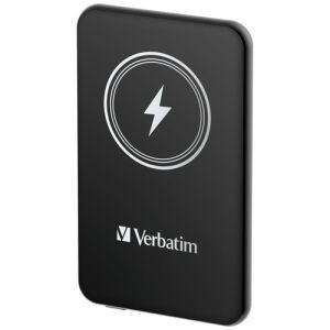 Verbatim Charge n Go Lithium Polymer (LiPo) 5000 mAh Kabelloses Aufladen Schwarz