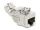 DeLOCK Keystone Modul RJ45 Buchse zu LSA Cat.6A mit Metall Latch werkzeugfrei 45° winkelbar geschirmt