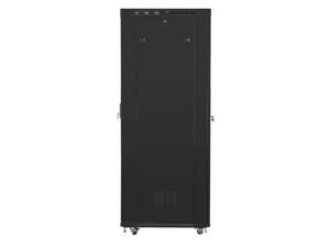 Lanberg FF01-8027-23BL Rack 27U Freistehendes Gestell Schwarz
