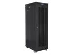 Lanberg FF01-8027-23BL Rack 27U Freistehendes Gestell Schwarz