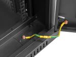 Lanberg FF01-8027-23BL Rack 27U Freistehendes Gestell Schwarz