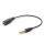 Gembird CCA-419 Audio-Kabel 0,18 m 3,5 mm Schwarz